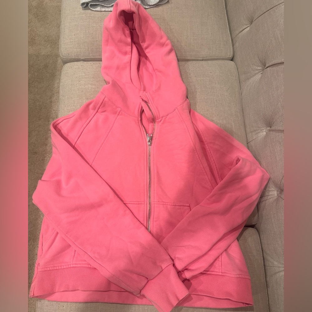 Pink Zip-Up Hoodie